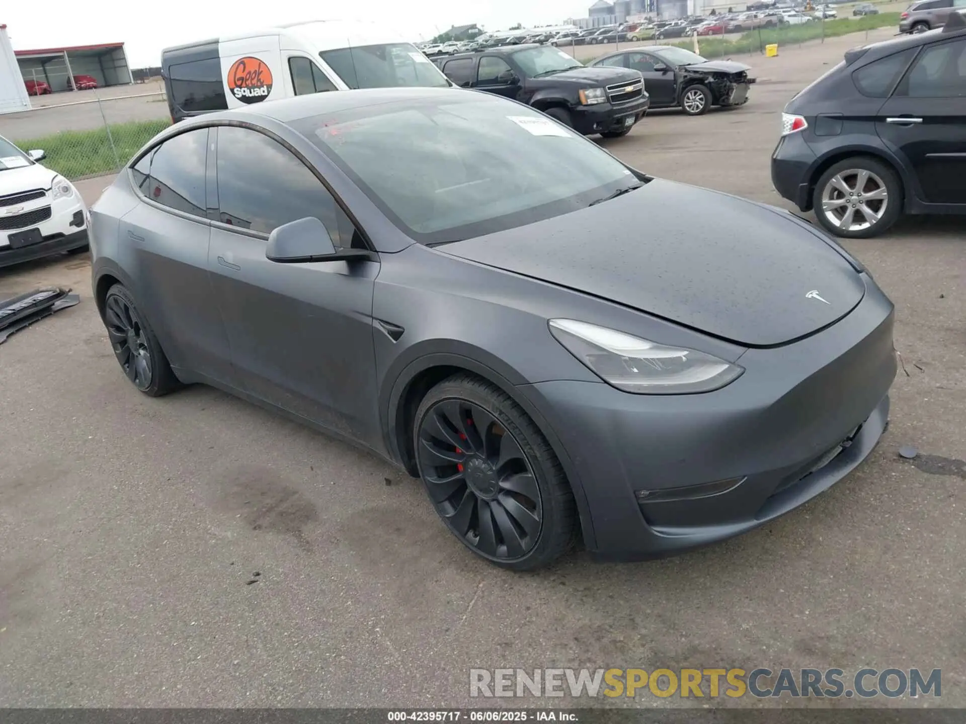 1 Photograph of a damaged car 7SAYGDEF1NF379668 TESLA MODEL Y 2022