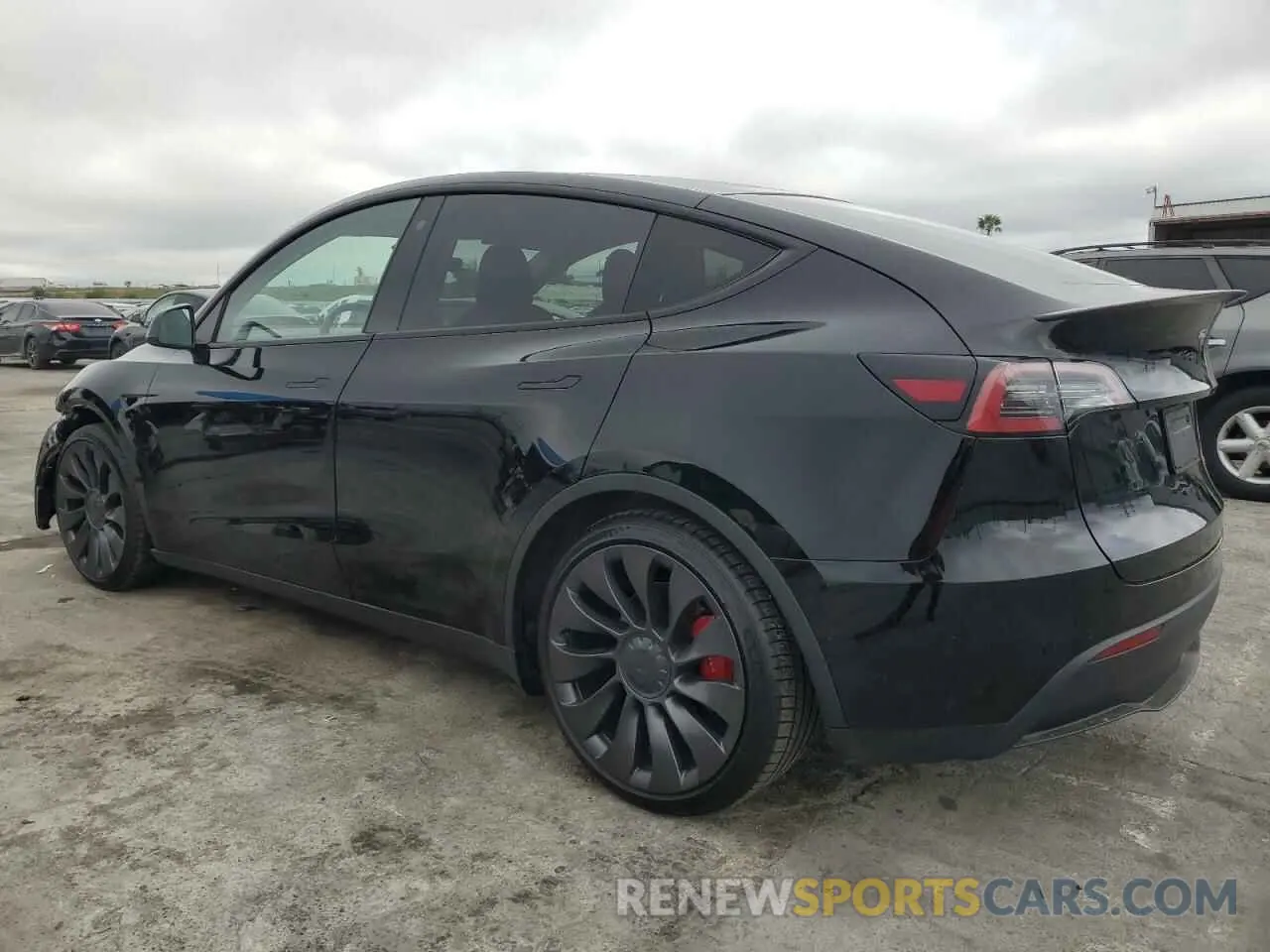 2 Photograph of a damaged car 7SAYGDEF1NF395613 TESLA MODEL Y 2022