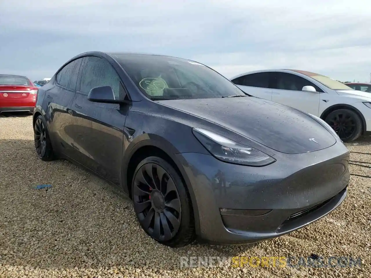 1 Photograph of a damaged car 7SAYGDEF1NF398544 TESLA MODEL Y 2022