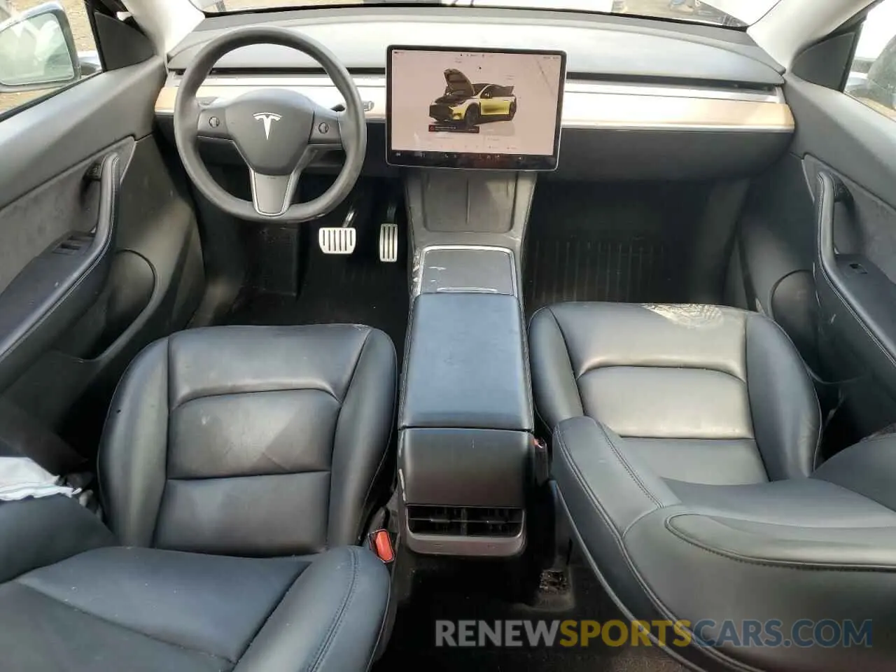 8 Photograph of a damaged car 7SAYGDEF1NF404133 TESLA MODEL Y 2022