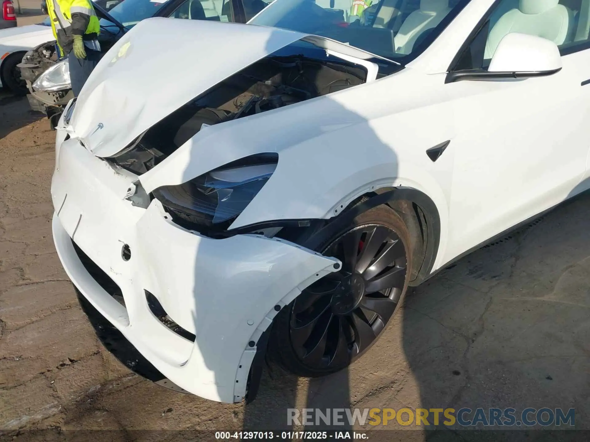6 Photograph of a damaged car 7SAYGDEF1NF405072 TESLA MODEL Y 2022