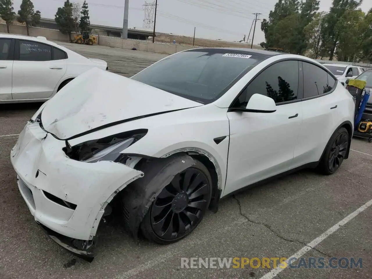 1 Photograph of a damaged car 7SAYGDEF1NF406397 TESLA MODEL Y 2022