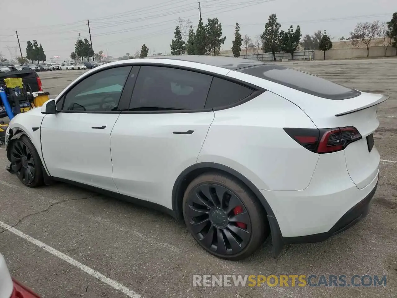2 Photograph of a damaged car 7SAYGDEF1NF406397 TESLA MODEL Y 2022