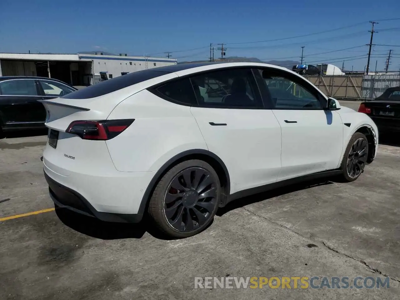 3 Photograph of a damaged car 7SAYGDEF1NF406464 TESLA MODEL Y 2022