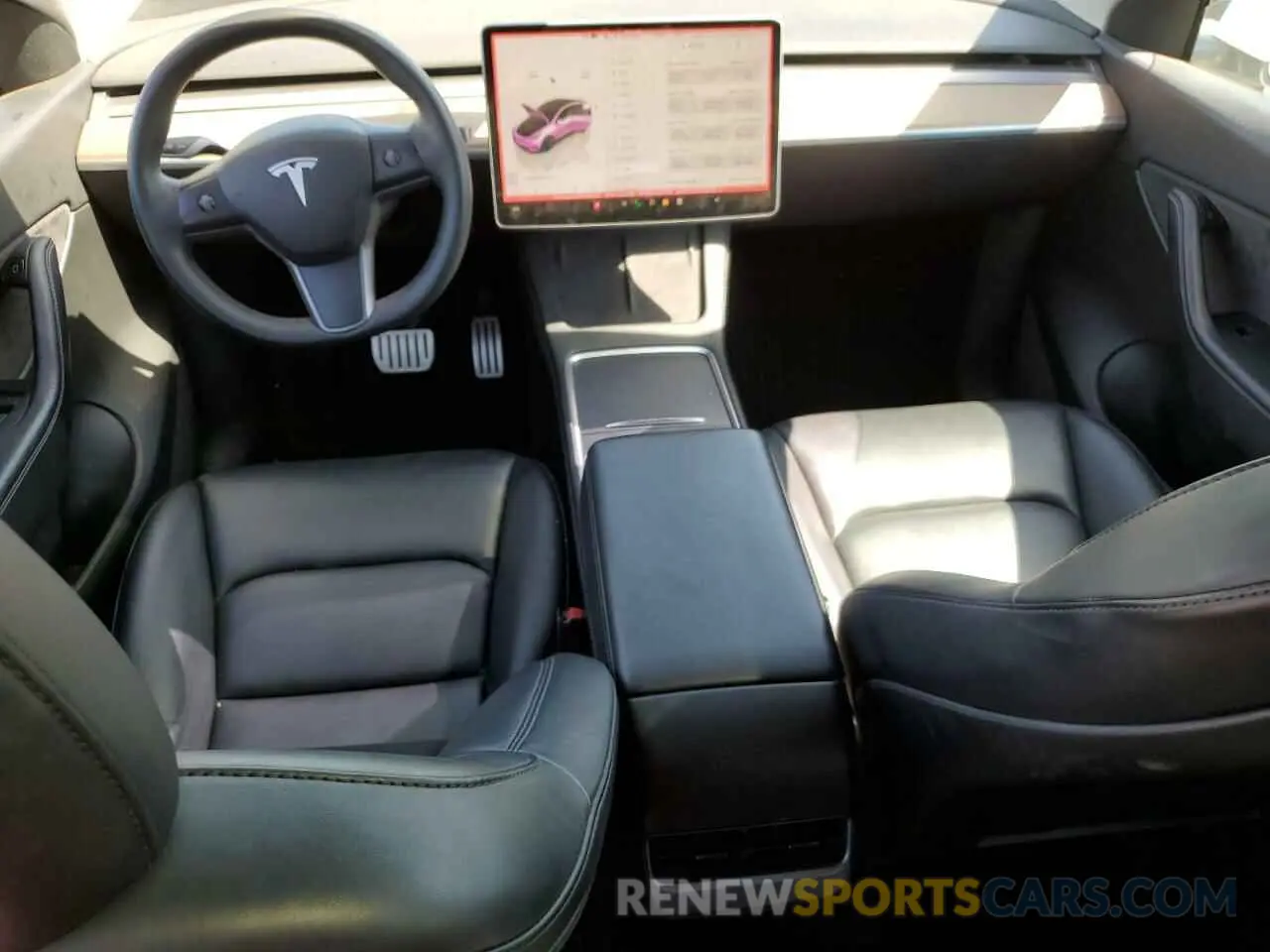 8 Photograph of a damaged car 7SAYGDEF1NF406464 TESLA MODEL Y 2022