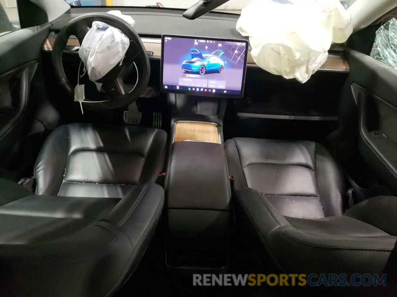 8 Photograph of a damaged car 7SAYGDEF1NF415374 TESLA MODEL Y 2022