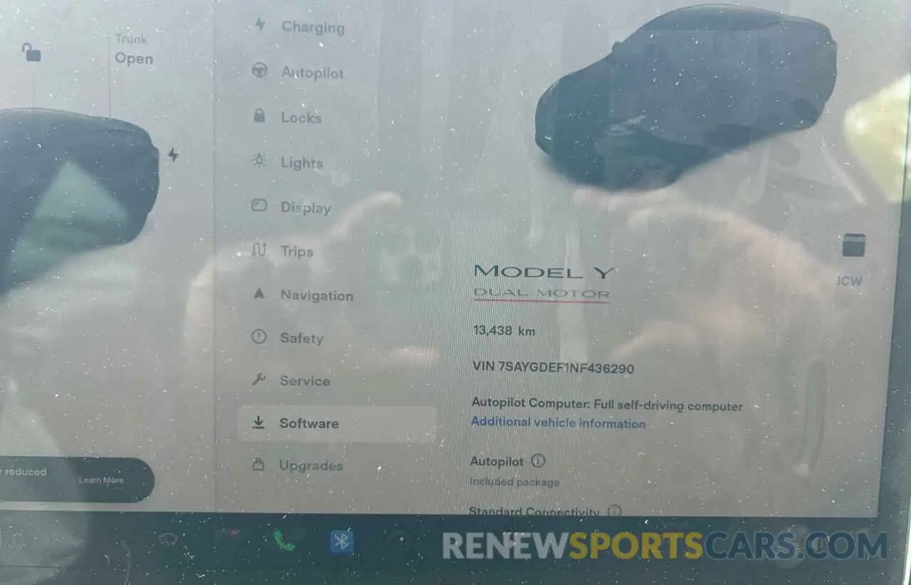 8 Photograph of a damaged car 7SAYGDEF1NF436290 TESLA MODEL Y 2022