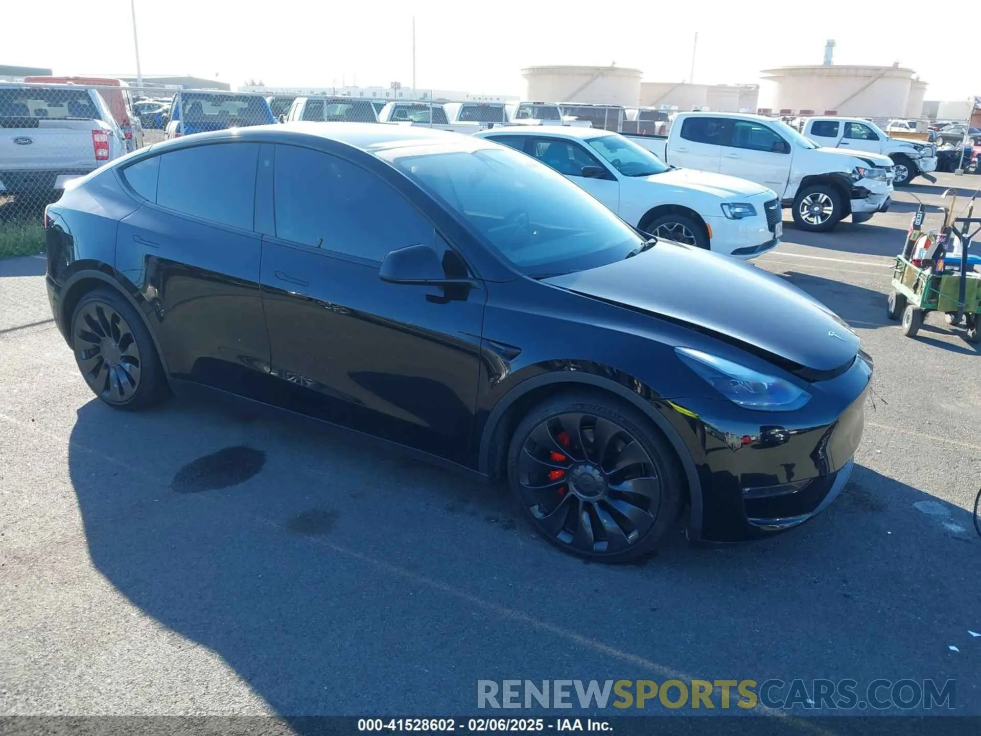 1 Photograph of a damaged car 7SAYGDEF1NF453526 TESLA MODEL Y 2022