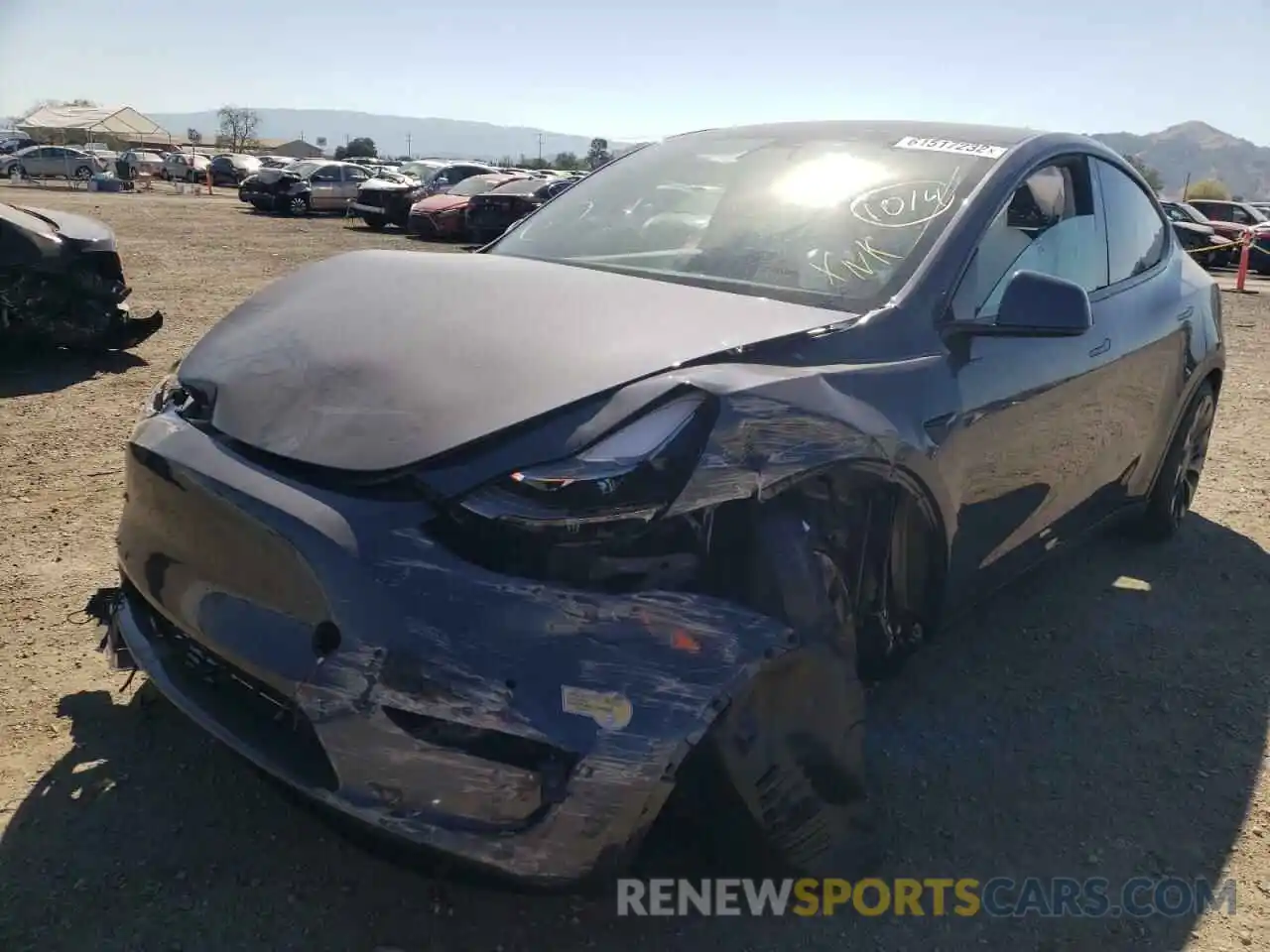 10 Photograph of a damaged car 7SAYGDEF1NF457429 TESLA MODEL Y 2022