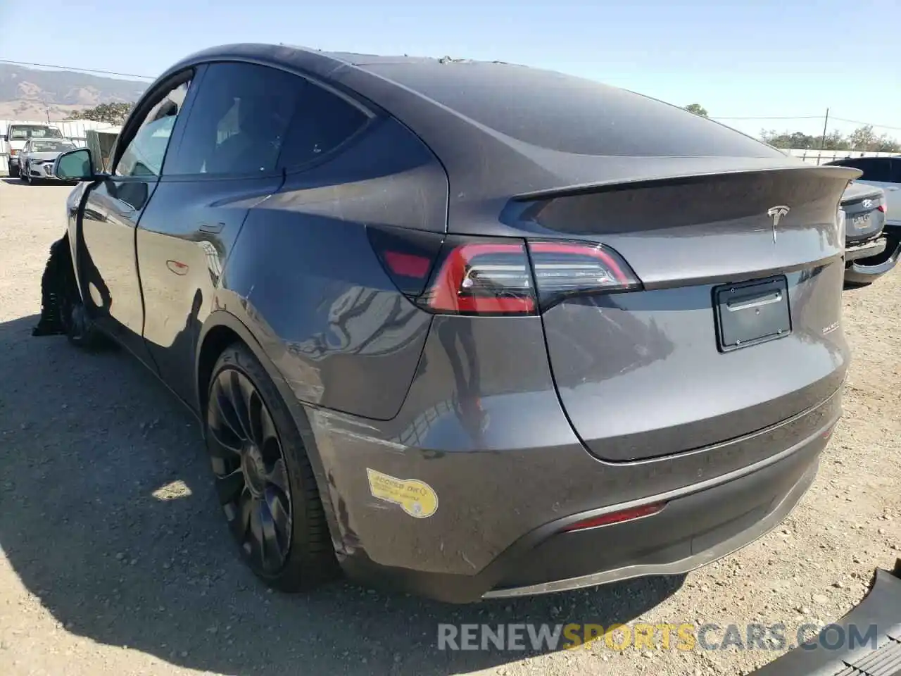 3 Photograph of a damaged car 7SAYGDEF1NF457429 TESLA MODEL Y 2022