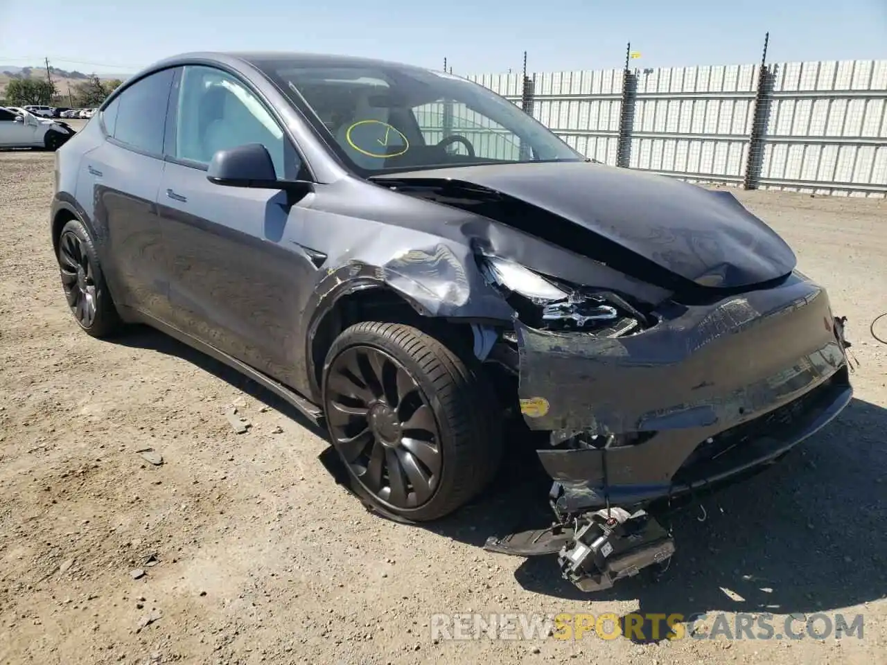 9 Photograph of a damaged car 7SAYGDEF1NF457429 TESLA MODEL Y 2022