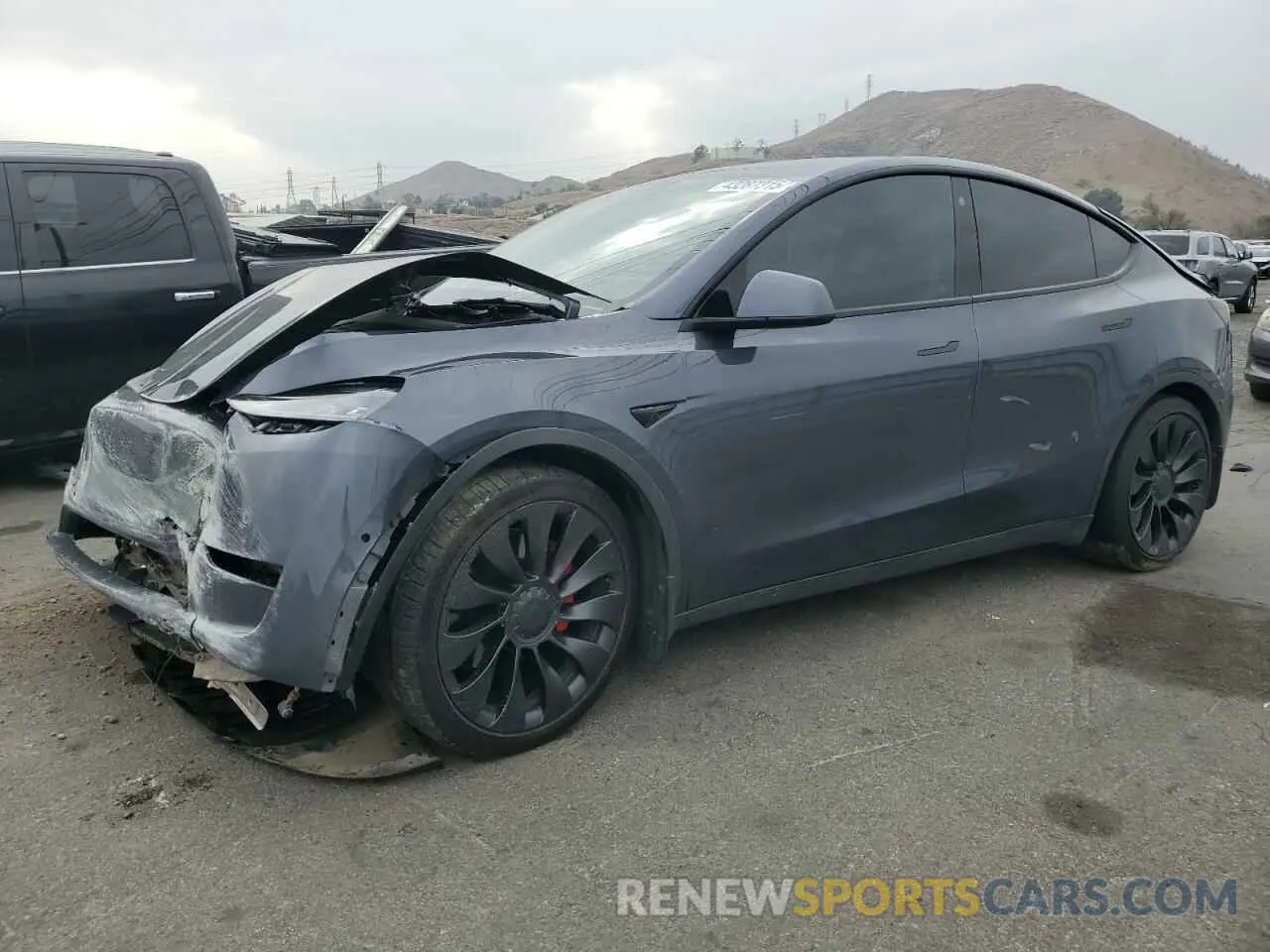 1 Photograph of a damaged car 7SAYGDEF1NF457494 TESLA MODEL Y 2022