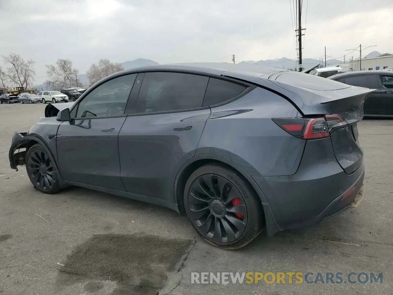2 Photograph of a damaged car 7SAYGDEF1NF457494 TESLA MODEL Y 2022