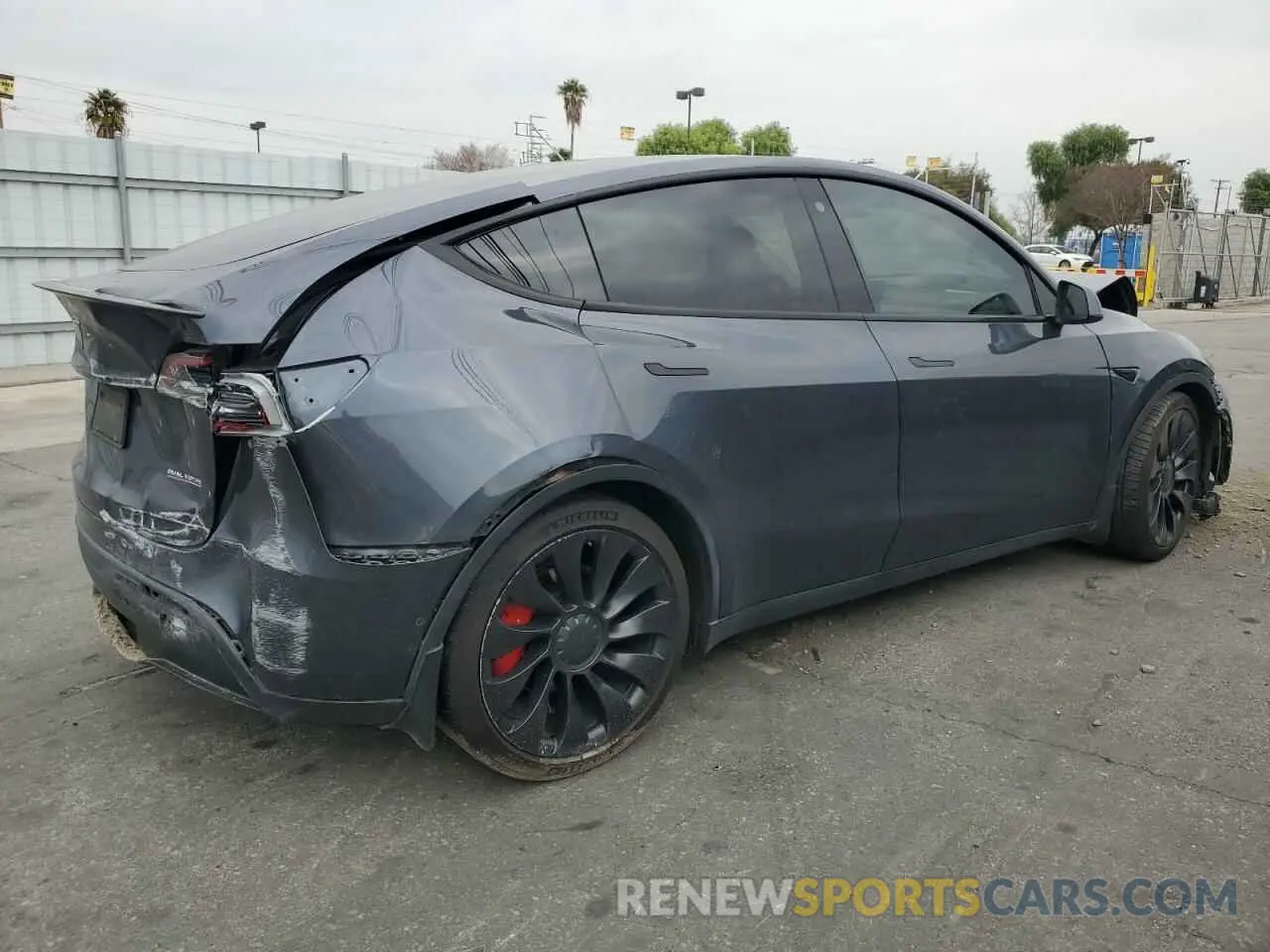 3 Photograph of a damaged car 7SAYGDEF1NF457494 TESLA MODEL Y 2022