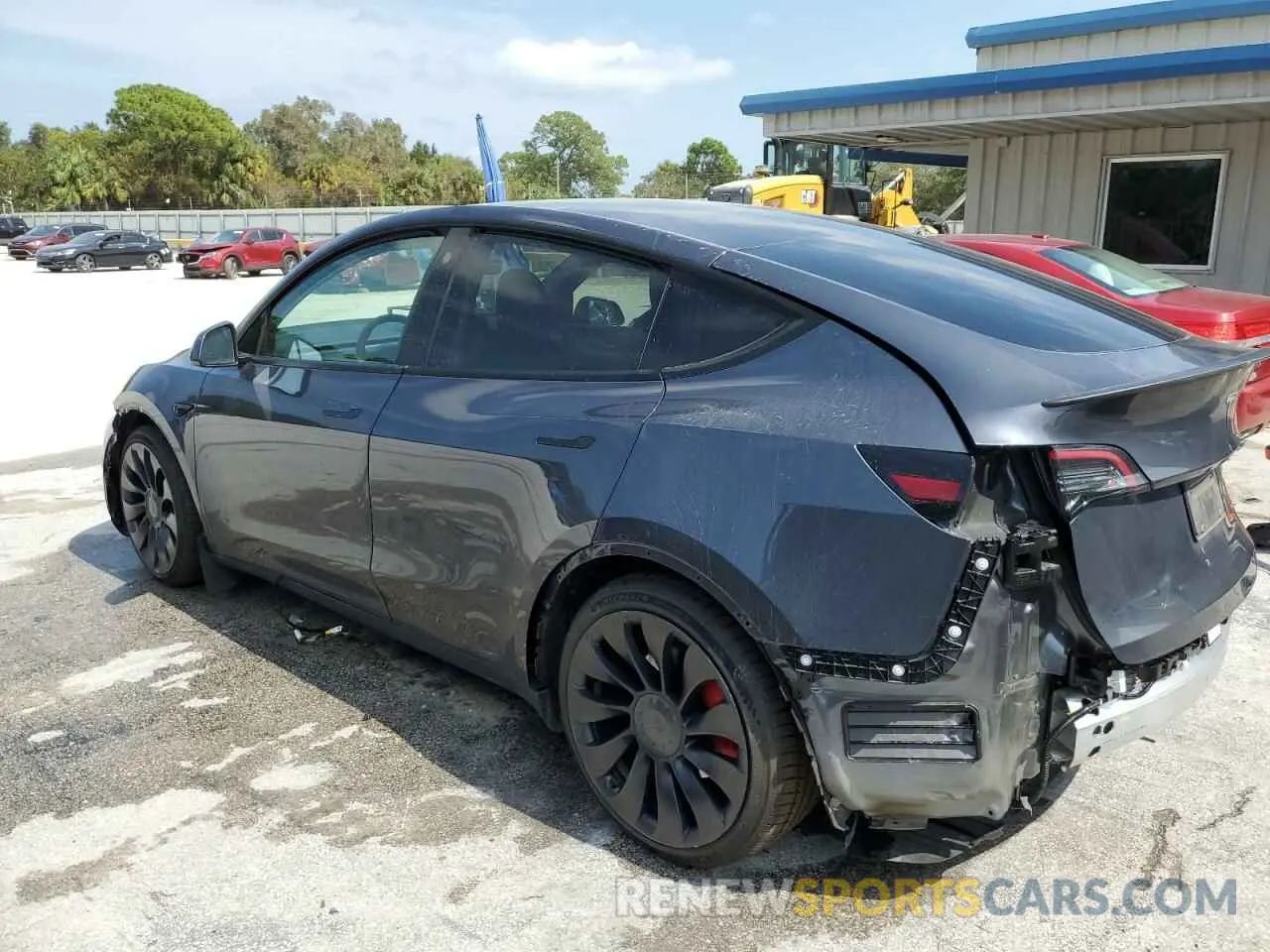 2 Photograph of a damaged car 7SAYGDEF1NF457818 TESLA MODEL Y 2022