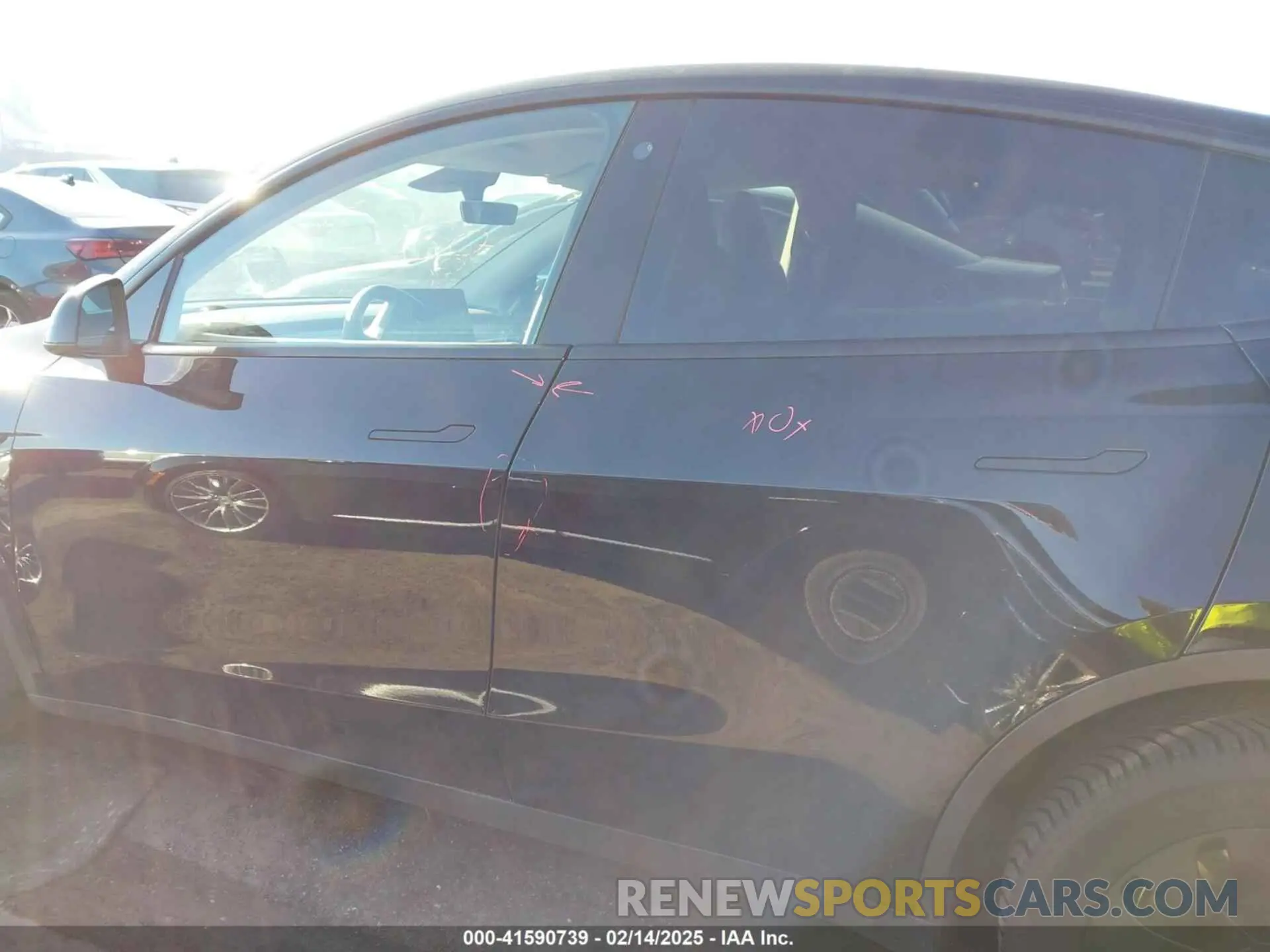 14 Photograph of a damaged car 7SAYGDEF1NF465188 TESLA MODEL Y 2022