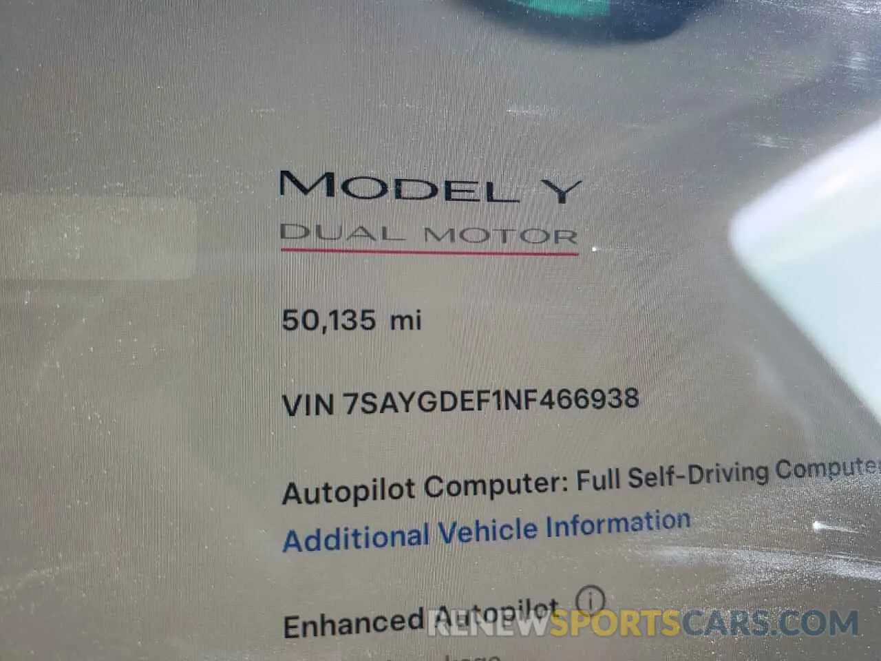 9 Photograph of a damaged car 7SAYGDEF1NF466938 TESLA MODEL Y 2022