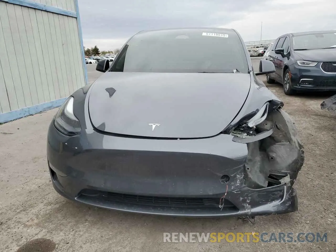 5 Photograph of a damaged car 7SAYGDEF1NF491967 TESLA MODEL Y 2022