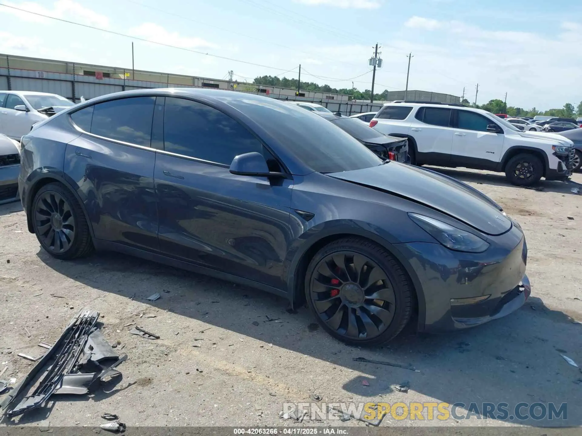 1 Photograph of a damaged car 7SAYGDEF1NF508766 TESLA MODEL Y 2022