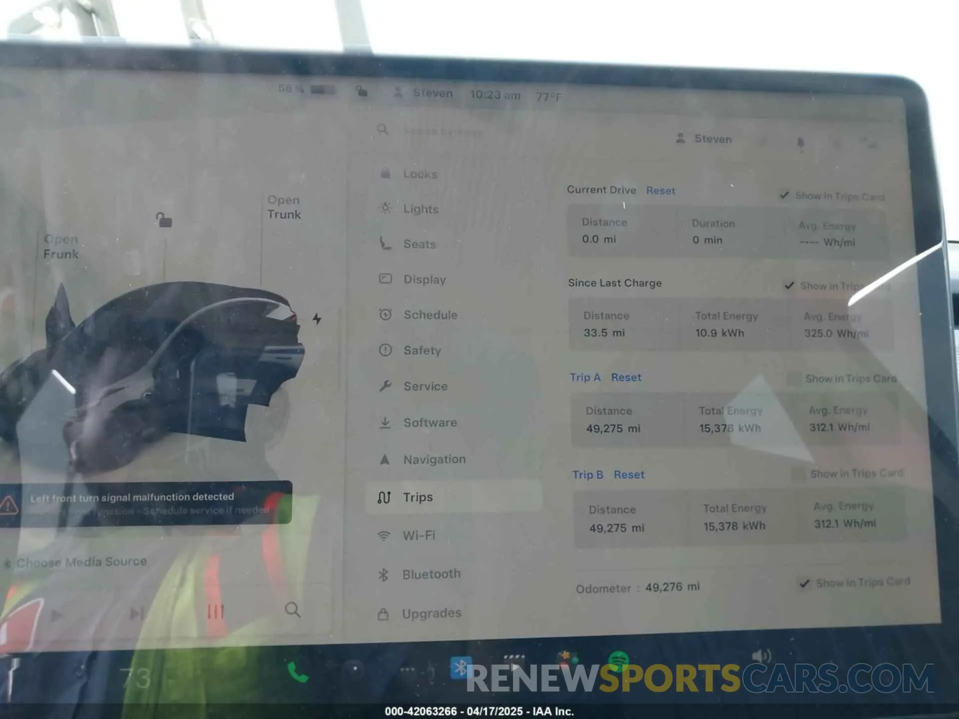 7 Photograph of a damaged car 7SAYGDEF1NF508766 TESLA MODEL Y 2022