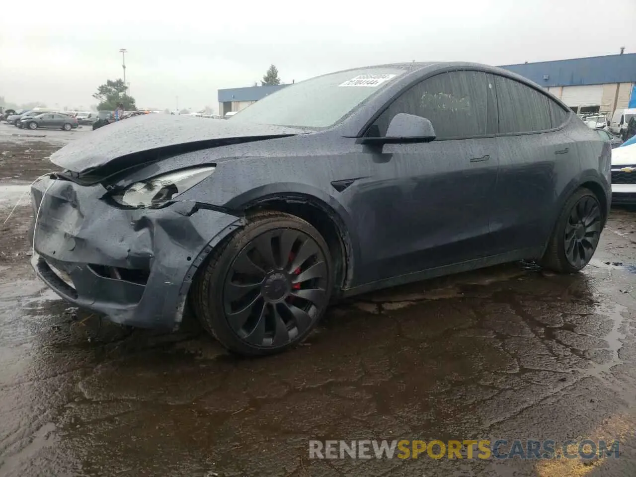 1 Photograph of a damaged car 7SAYGDEF1NF550984 TESLA MODEL Y 2022