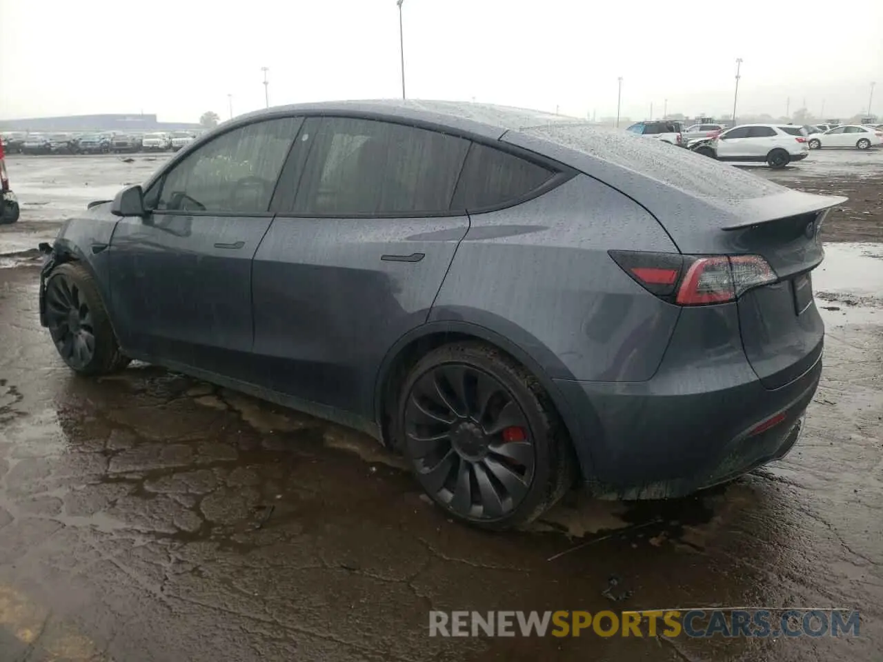 2 Photograph of a damaged car 7SAYGDEF1NF550984 TESLA MODEL Y 2022