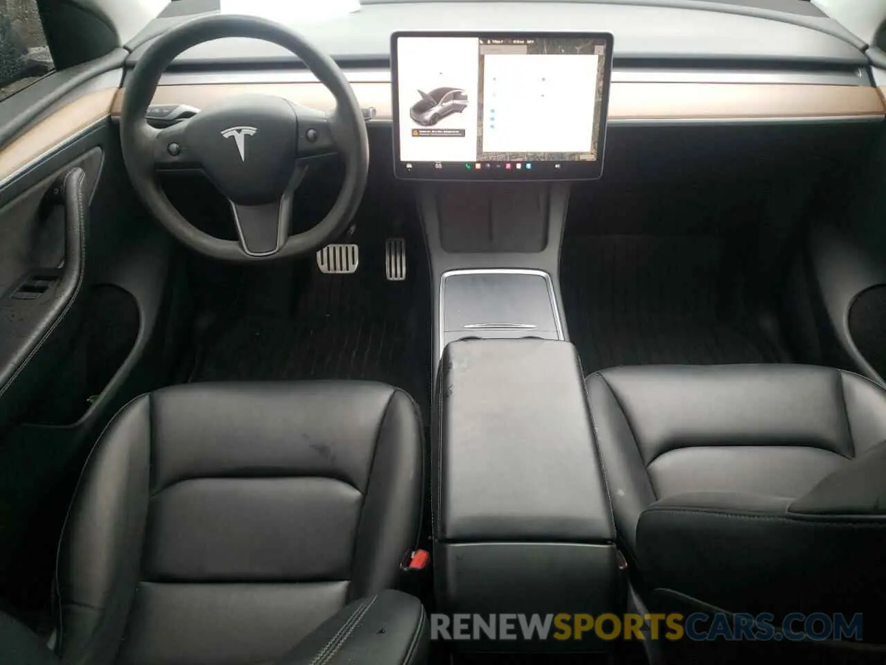 8 Photograph of a damaged car 7SAYGDEF1NF550984 TESLA MODEL Y 2022