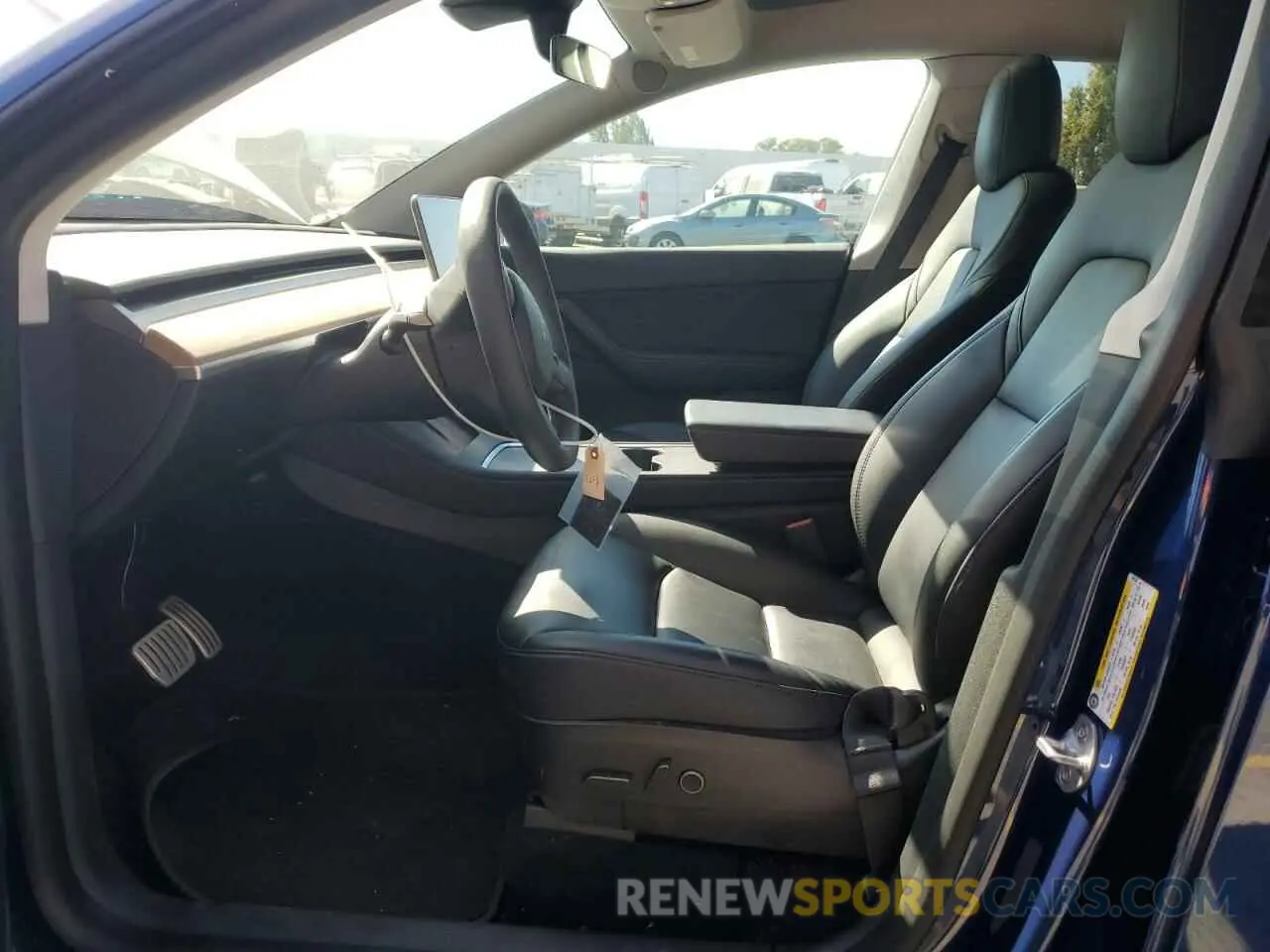 7 Photograph of a damaged car 7SAYGDEF2NF345786 TESLA MODEL Y 2022