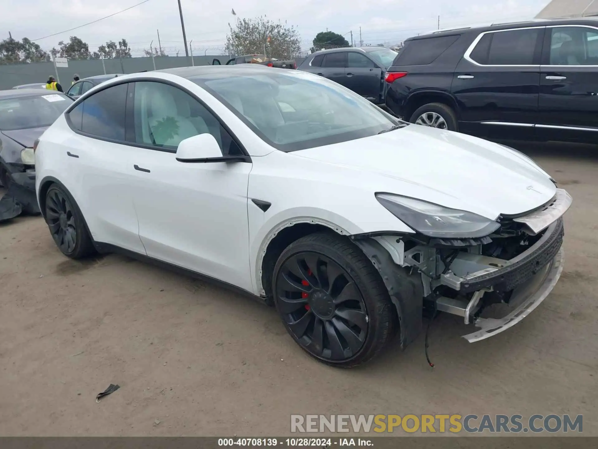 1 Photograph of a damaged car 7SAYGDEF2NF362667 TESLA MODEL Y 2022