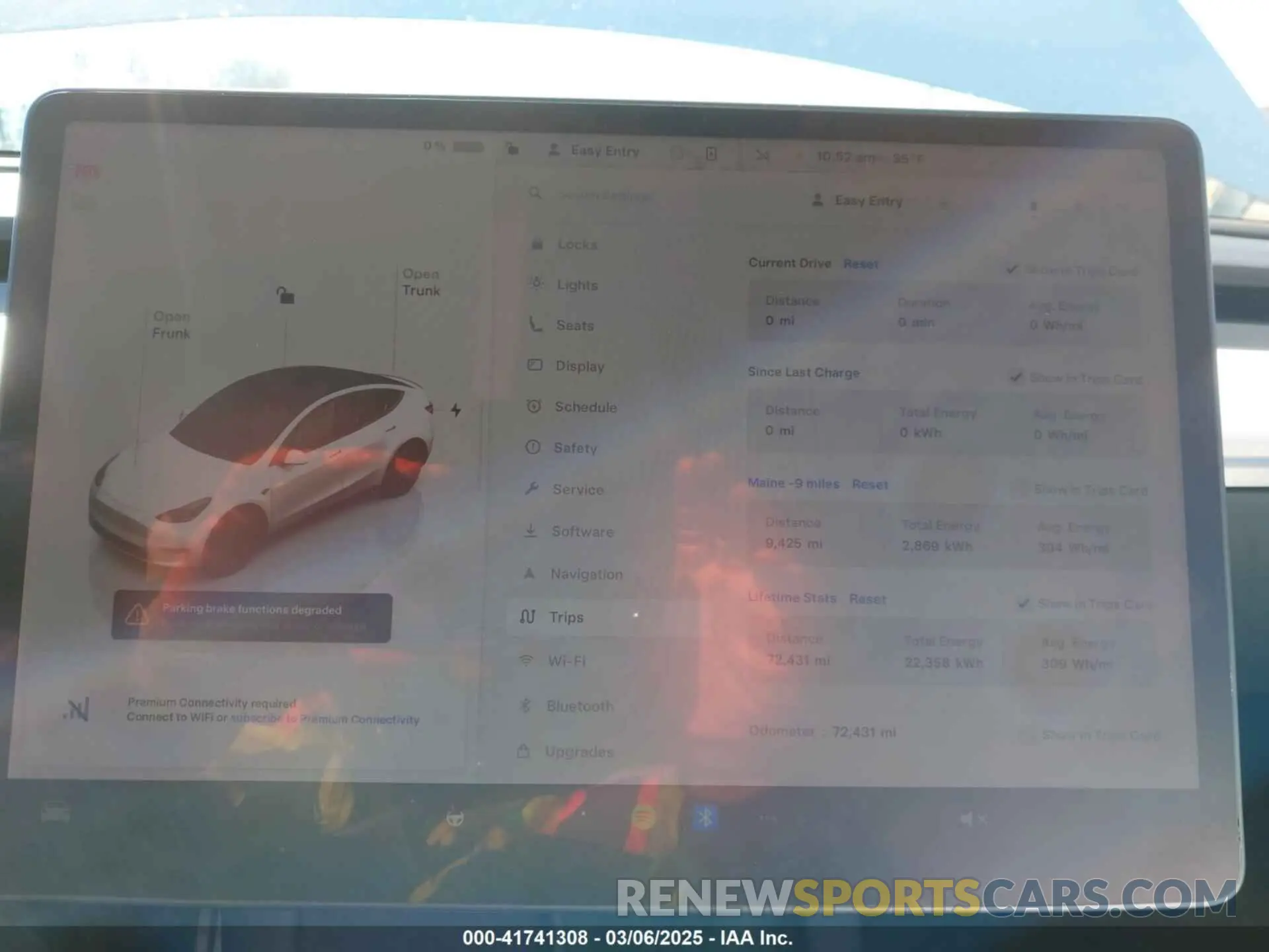 7 Photograph of a damaged car 7SAYGDEF2NF372096 TESLA MODEL Y 2022