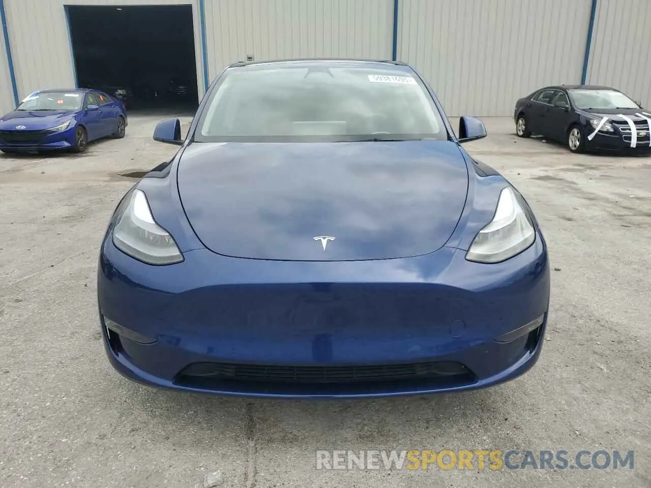 5 Photograph of a damaged car 7SAYGDEF2NF377637 TESLA MODEL Y 2022