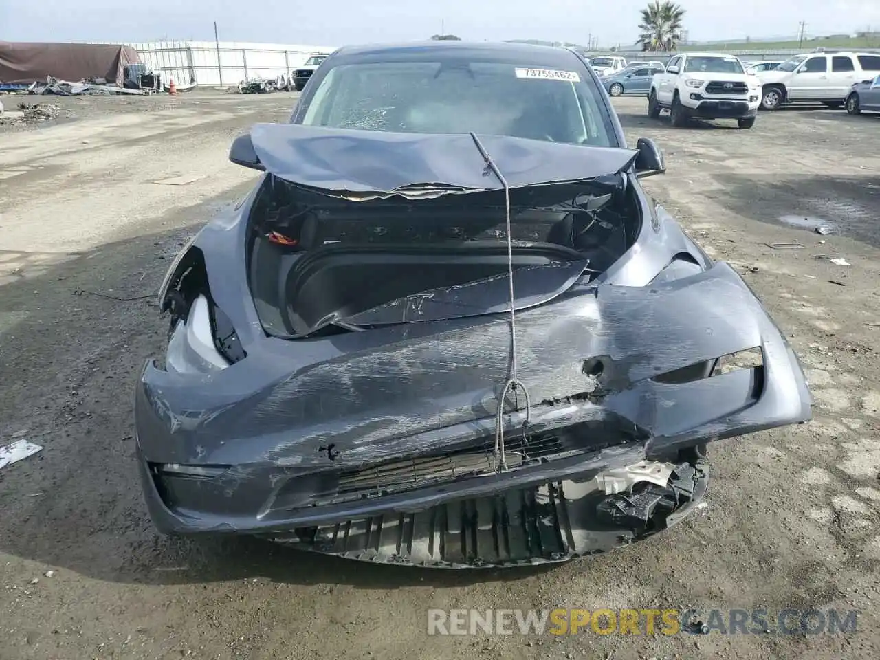 5 Photograph of a damaged car 7SAYGDEF2NF381297 TESLA MODEL Y 2022