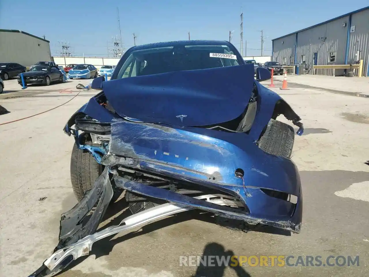 5 Photograph of a damaged car 7SAYGDEF2NF388086 TESLA MODEL Y 2022