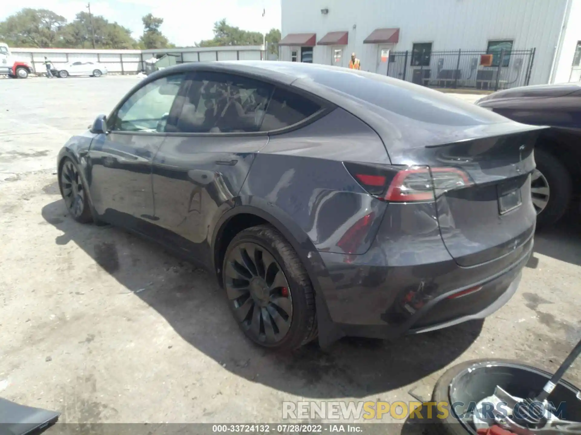 3 Photograph of a damaged car 7SAYGDEF2NF394440 TESLA MODEL Y 2022