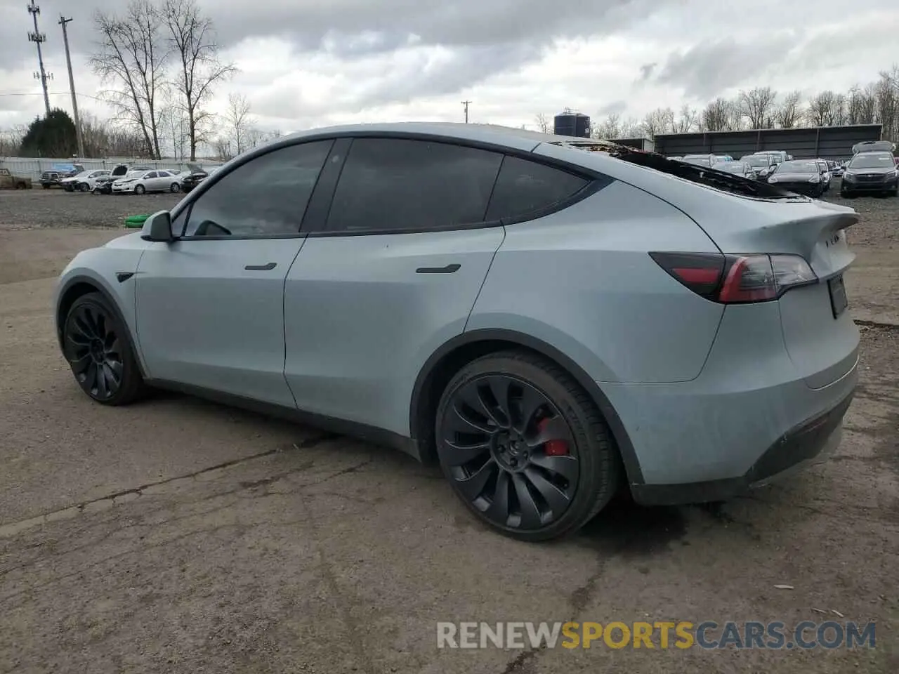 2 Photograph of a damaged car 7SAYGDEF2NF416730 TESLA MODEL Y 2022