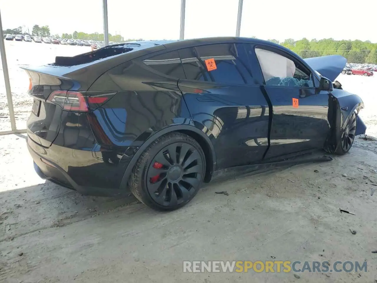 3 Photograph of a damaged car 7SAYGDEF2NF448013 TESLA MODEL Y 2022