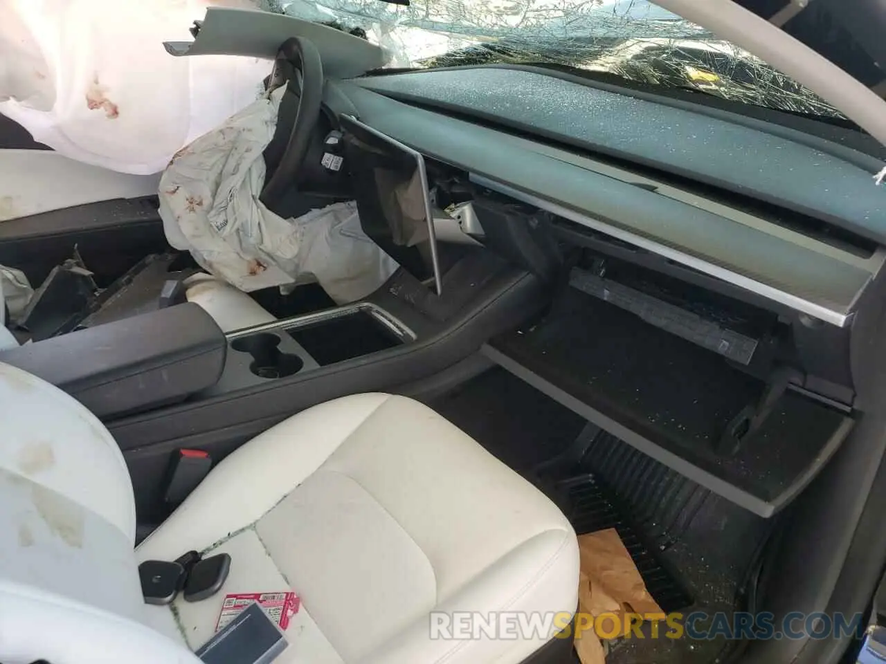 8 Photograph of a damaged car 7SAYGDEF2NF448013 TESLA MODEL Y 2022