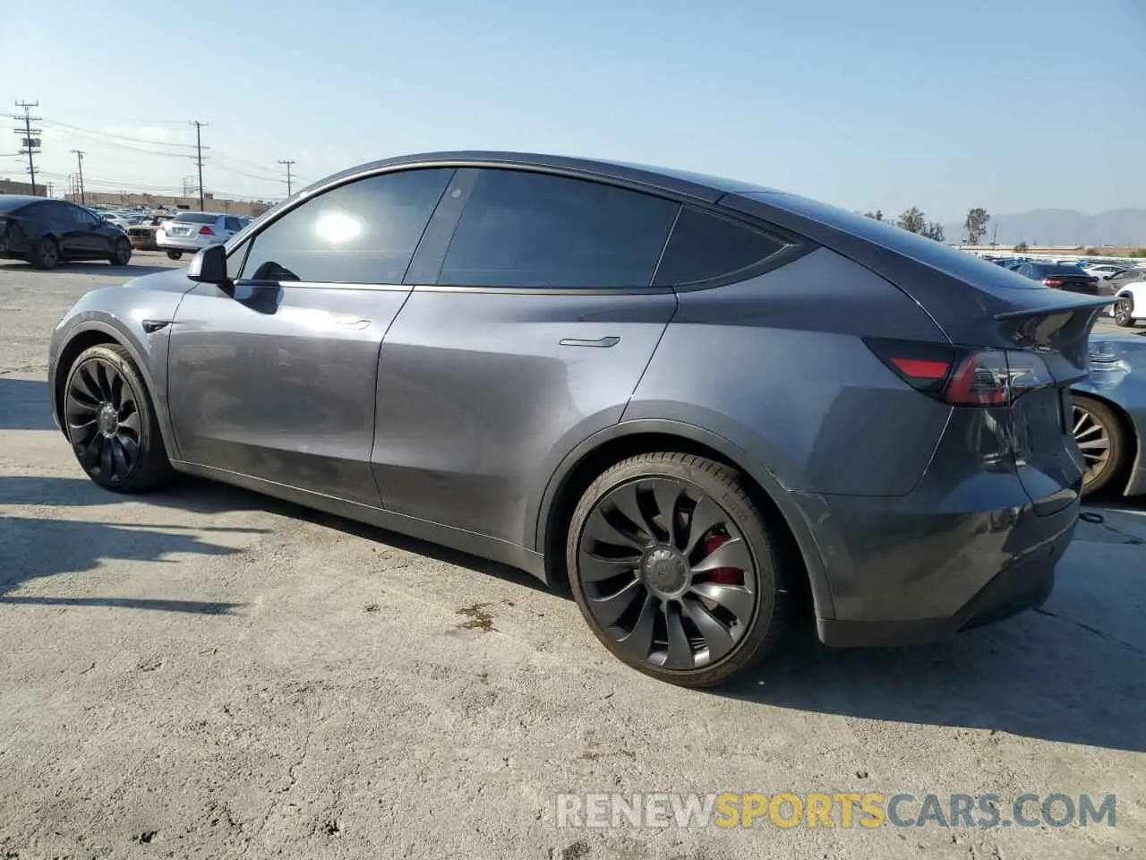 2 Photograph of a damaged car 7SAYGDEF2NF455902 TESLA MODEL Y 2022