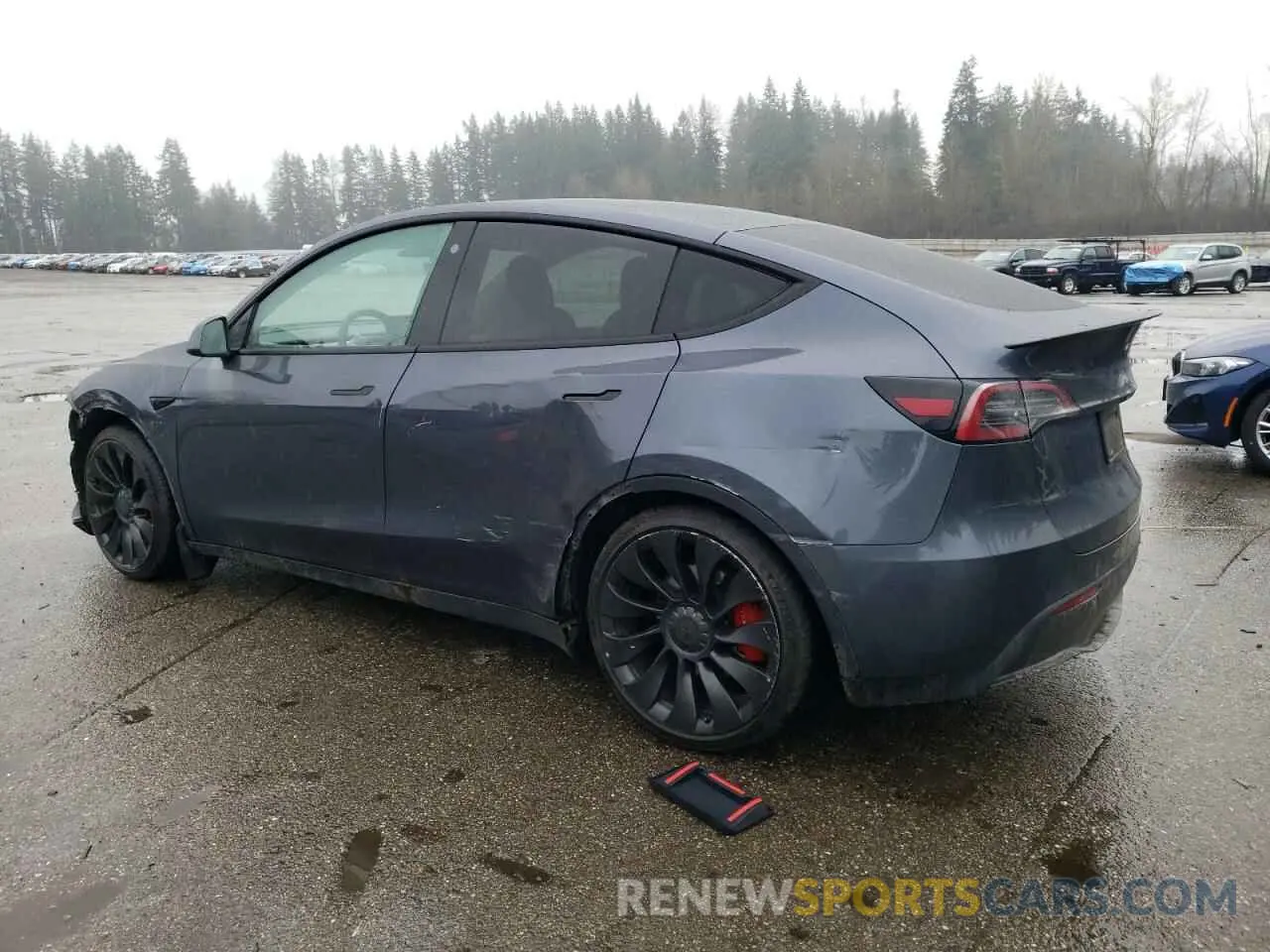 2 Photograph of a damaged car 7SAYGDEF2NF459268 TESLA MODEL Y 2022