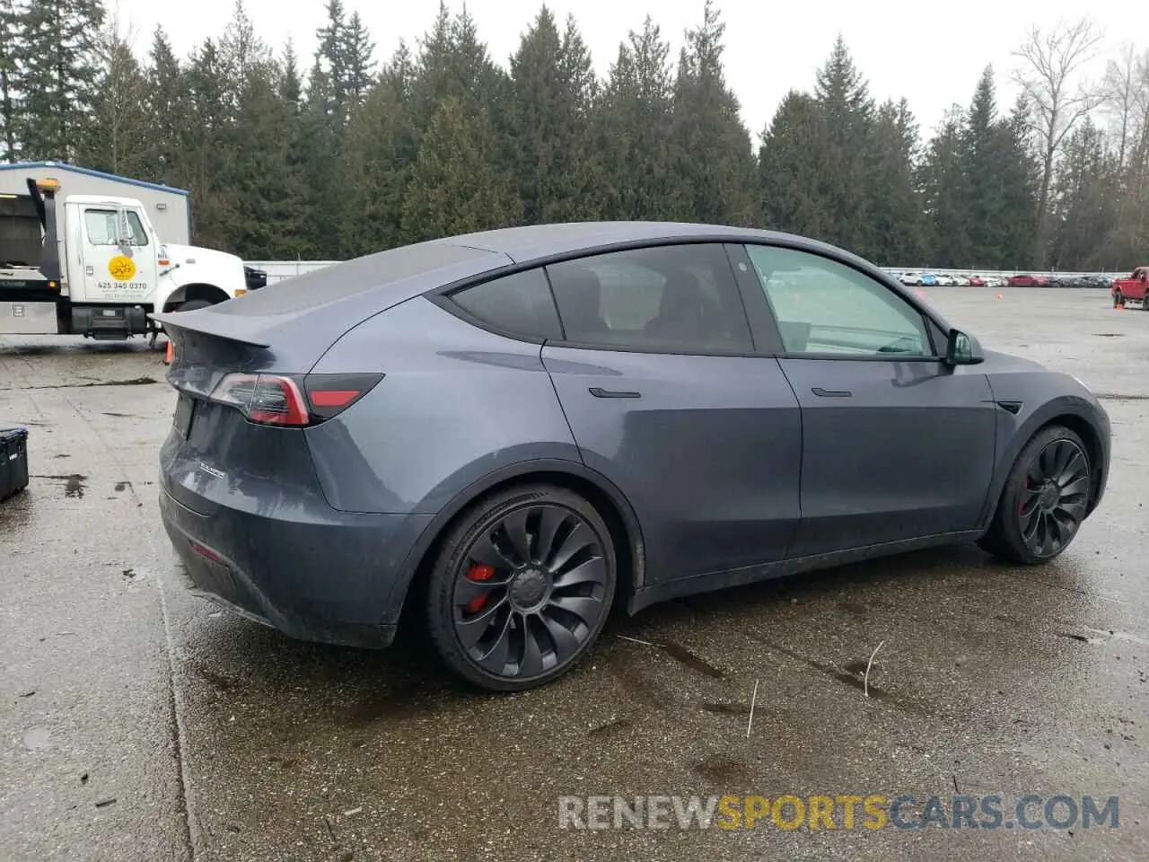 3 Photograph of a damaged car 7SAYGDEF2NF459268 TESLA MODEL Y 2022