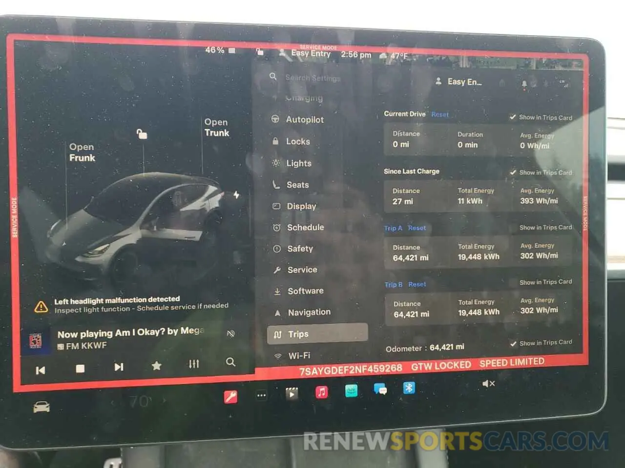 9 Photograph of a damaged car 7SAYGDEF2NF459268 TESLA MODEL Y 2022