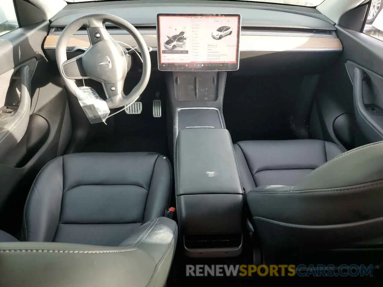 8 Photograph of a damaged car 7SAYGDEF2NF484347 TESLA MODEL Y 2022