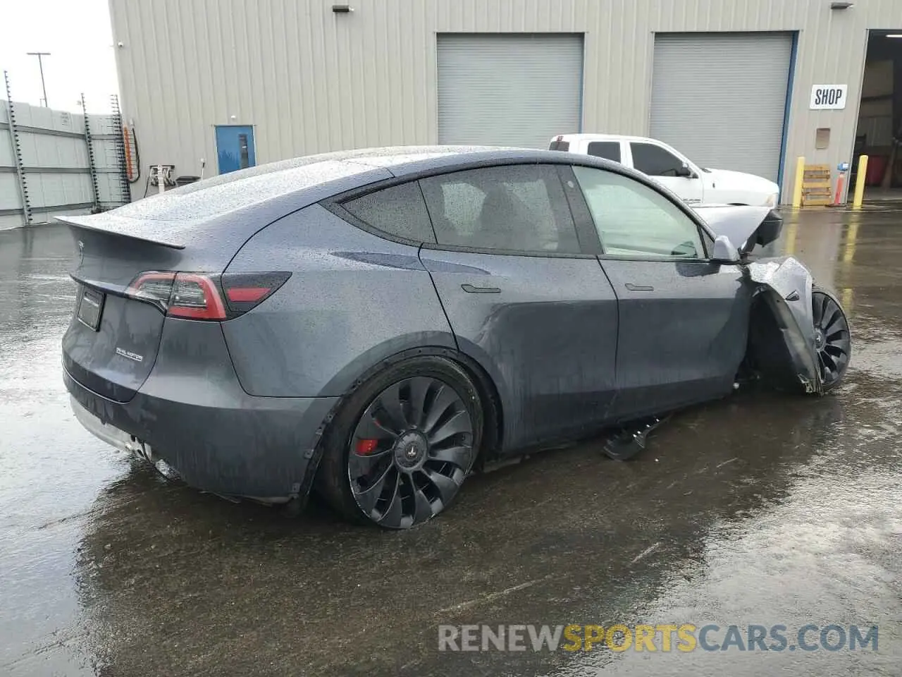 3 Photograph of a damaged car 7SAYGDEF2NF488043 TESLA MODEL Y 2022