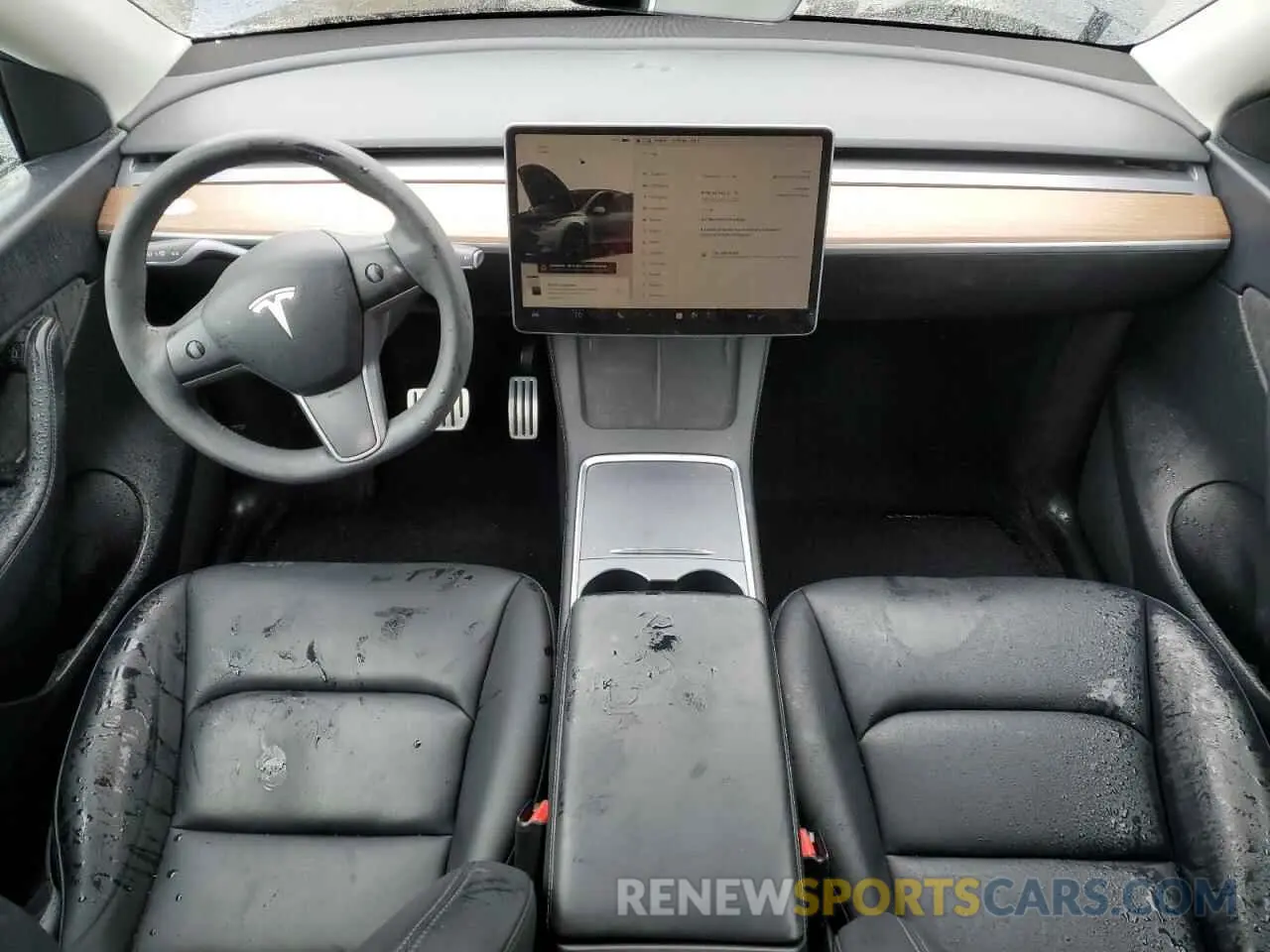 8 Photograph of a damaged car 7SAYGDEF2NF488043 TESLA MODEL Y 2022