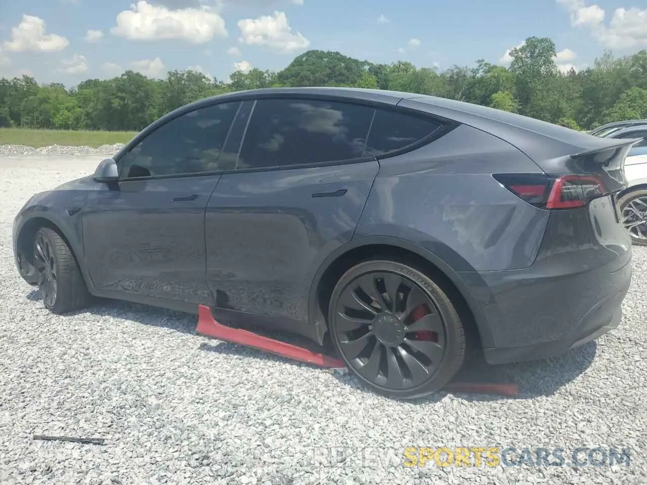 2 Photograph of a damaged car 7SAYGDEF2NF518223 TESLA MODEL Y 2022
