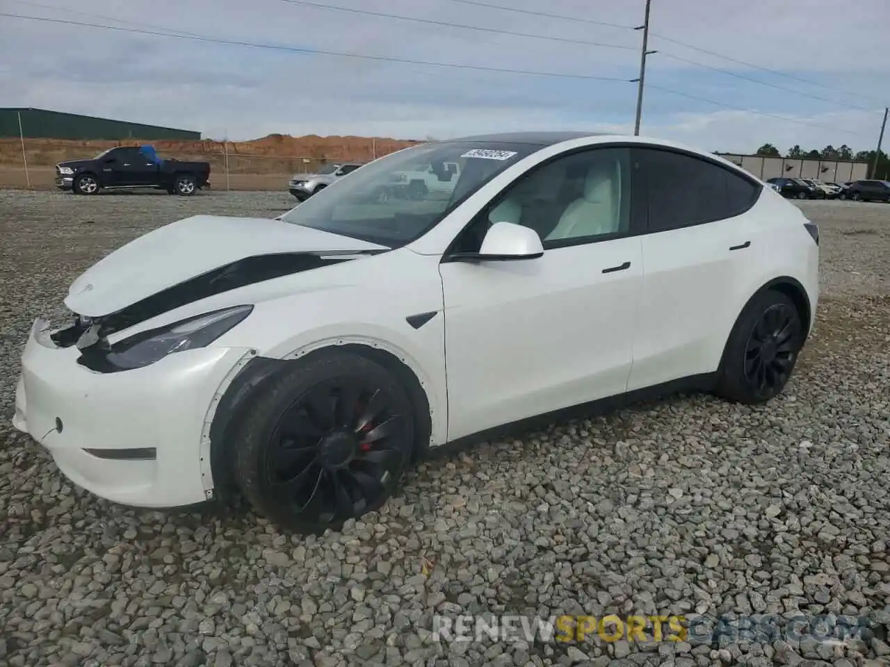 1 Photograph of a damaged car 7SAYGDEF2NF518934 TESLA MODEL Y 2022