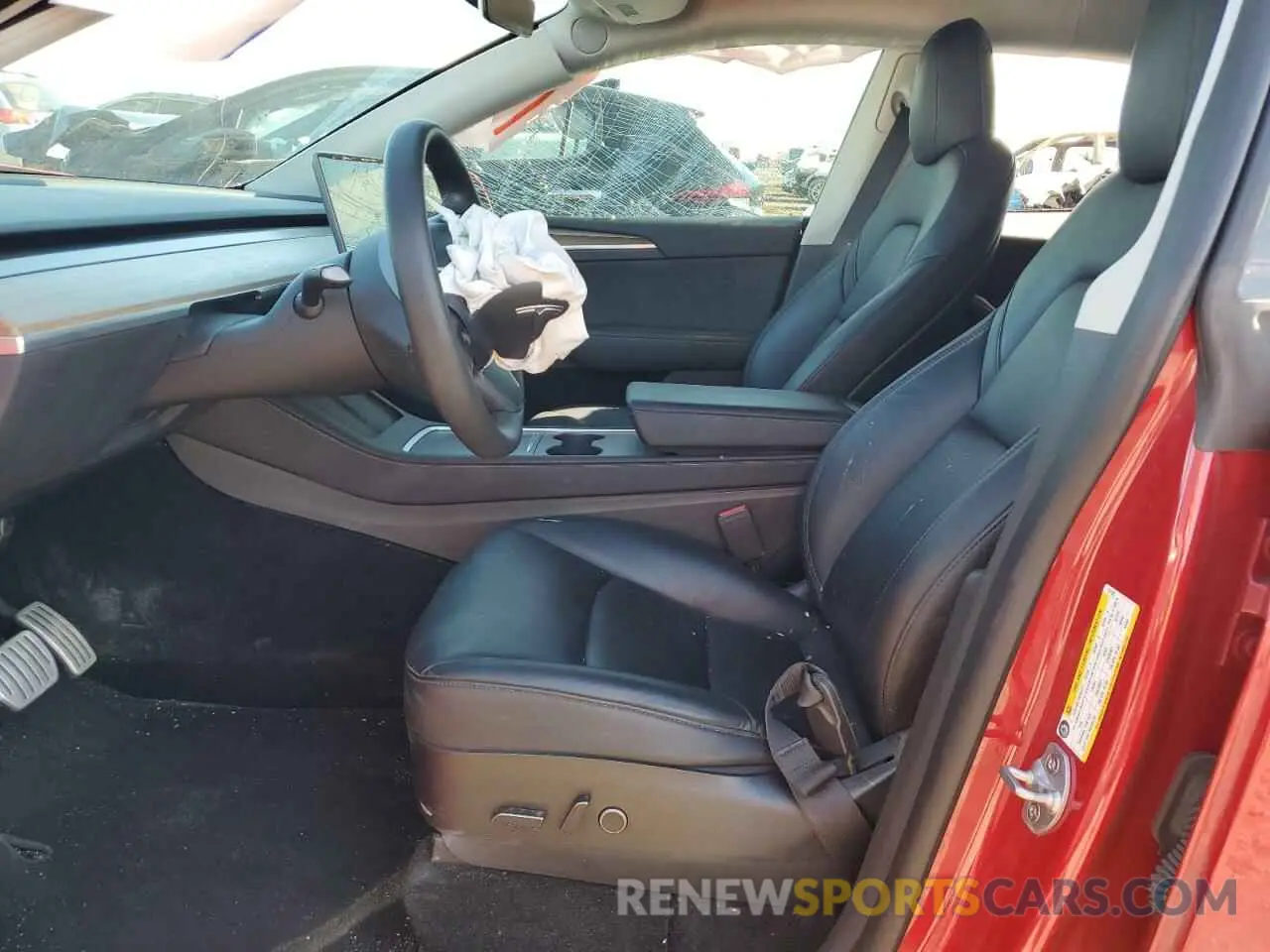 7 Photograph of a damaged car 7SAYGDEF2NF537452 TESLA MODEL Y 2022
