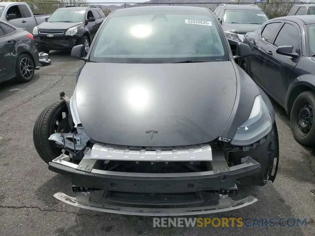 5 Photograph of a damaged car 7SAYGDEF2NF541923 TESLA MODEL Y 2022