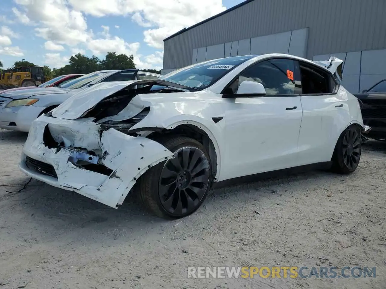 1 Photograph of a damaged car 7SAYGDEF2NF542439 TESLA MODEL Y 2022