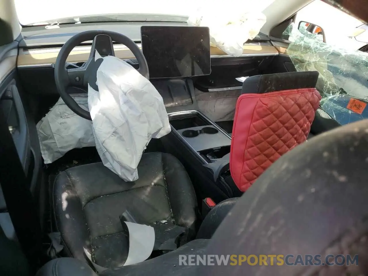 8 Photograph of a damaged car 7SAYGDEF2NF542439 TESLA MODEL Y 2022